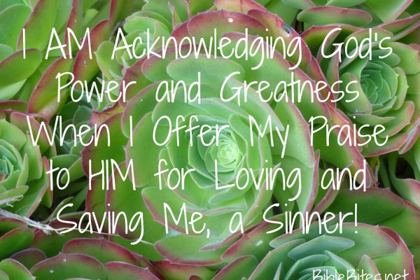 2-A-Acknowledging God's Power